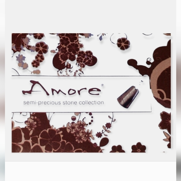 18k white gold Natural Black Snowflake Obsidian Trapezoid Stone Earrings - Picture 4 of 8